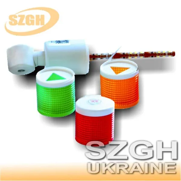 Триколірний світлодіодний попереджувальний ліхтар PT-50-3T-J для верстата ЧПУ Триколірний світлодіодний попереджувальний ліхтар PT-50-3T-J для верстата ЧПУ